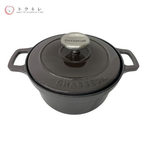 トクキレ】CHASSEUR シャスール ライスココット コクエル 16cm 中古