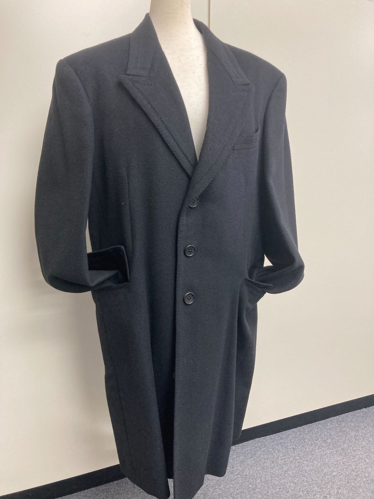 Paul Smith COLLECTION ポールスミス コレクション キャメルウール素材 チェスターフィールドコート ブラック サイズ XLX