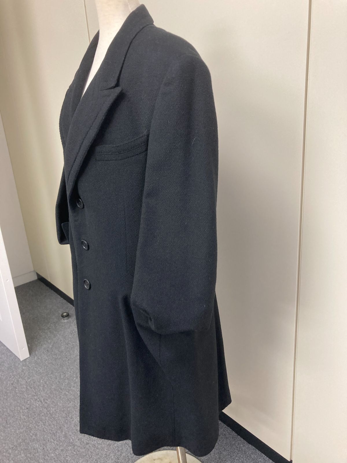 Paul Smith COLLECTION ポールスミス コレクション キャメルウール素材 チェスターフィールドコート ブラック サイズ XLX