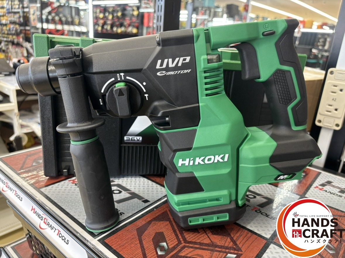 ♥ HiKOKI ハイコーキ ハンマドリル 28 mm バッテリー ×2 充電器付 ハンズクラフ