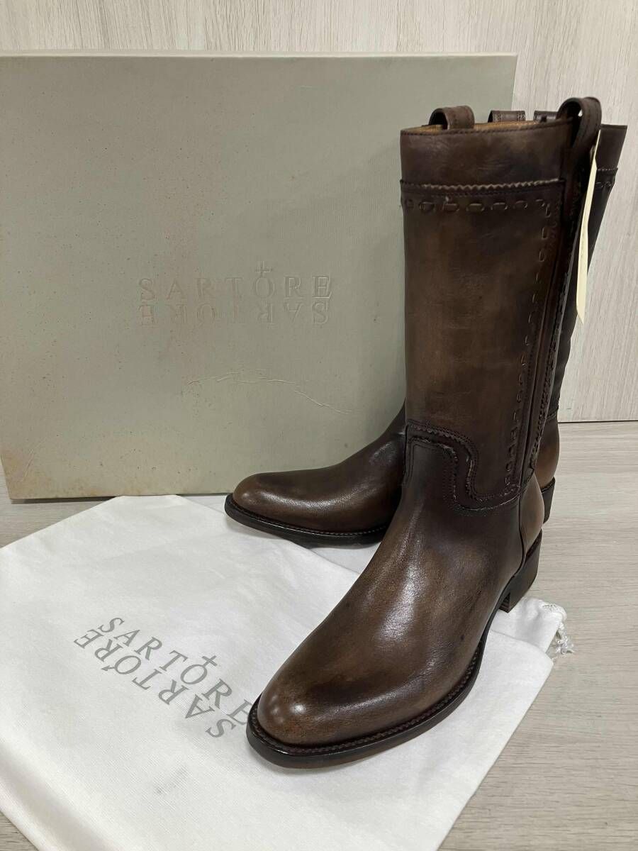 SARTORE/サルトル/ロングブーツ/ブラウン/サイズ38/SX003 - メルカリ