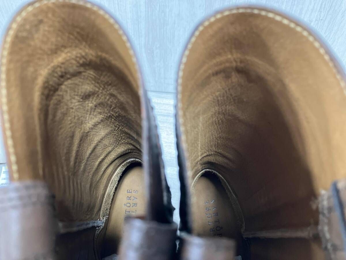  SARTORE サルトル ロングブーツ ブラウン サイズ38 SX 003 ロングブーツ ブーツ