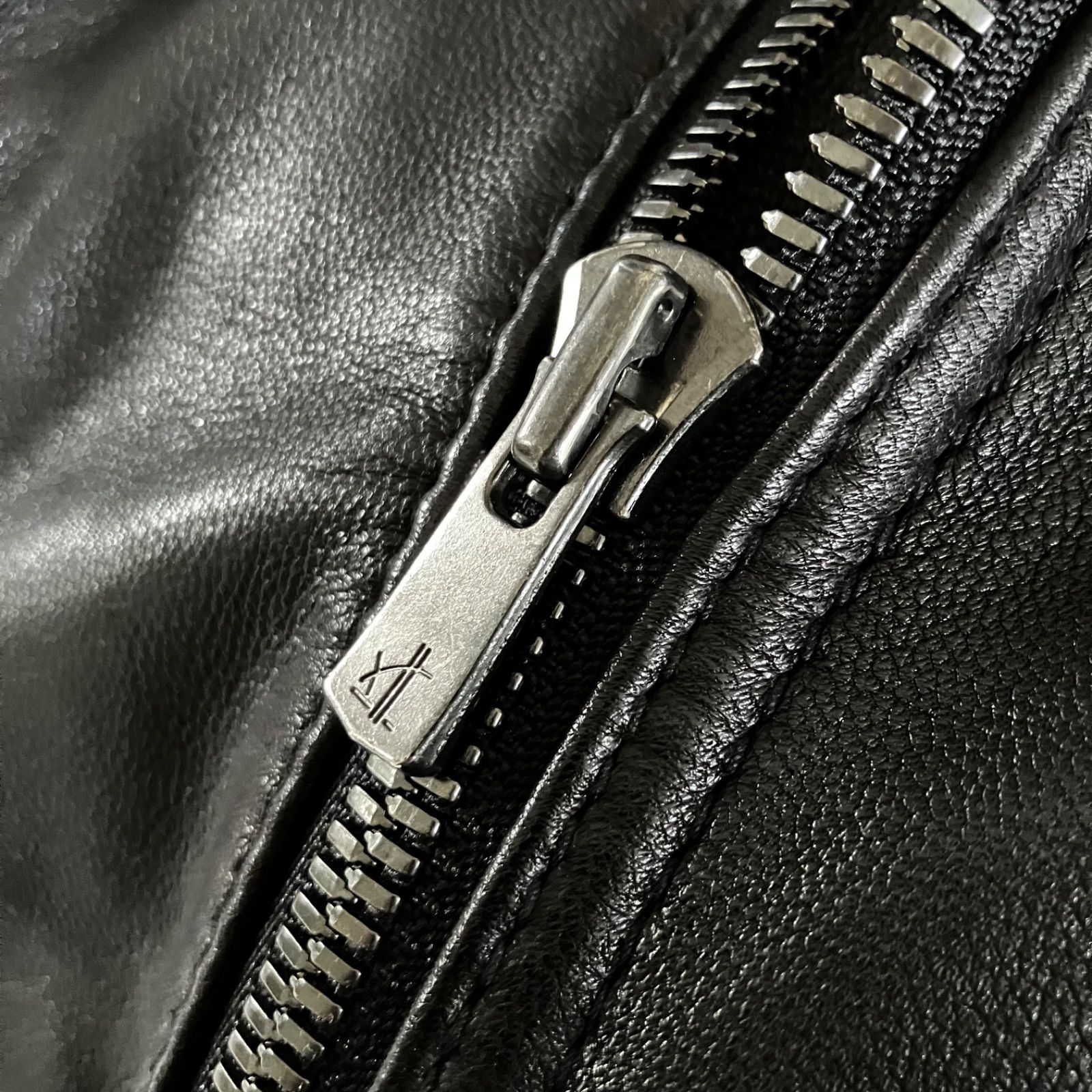 状態良 Jack Rose CRAZY JET ダブルライダースジャケット レザー 黒