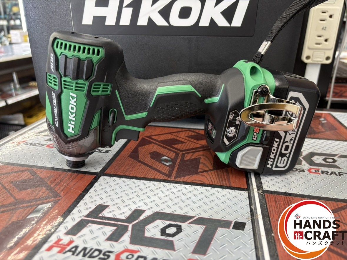 ♥ HiKOKI ハイコーキ L インパクトドライバ バッテリー BSL 1460 ×2 充電器付 ハンズクラフ