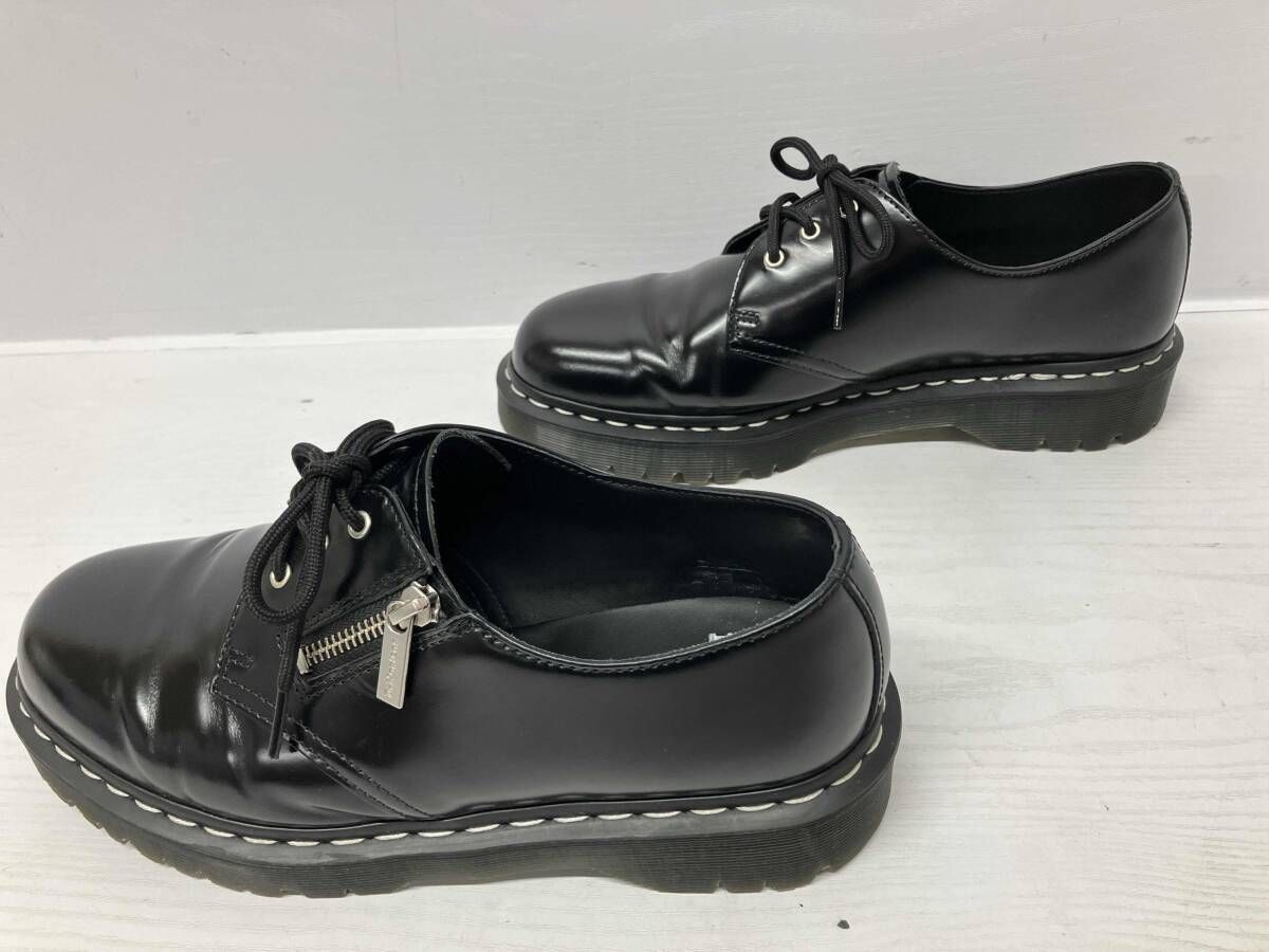  Dr Martens ドクターマーチン 1461 ジップ ベックス ホワイトステッチ 3ホール シューズ レザー 黒 ブラック サイズUK 10 通年 その他 靴
