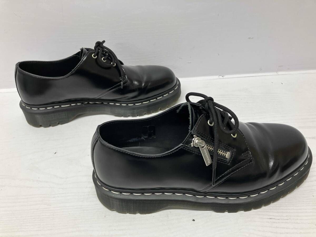 Dr Martens ドクターマーチン 1461 ジップ ベックス ホワイトステッチ 3ホール シューズ レザー 黒 ブラック サイズUK 10 通年