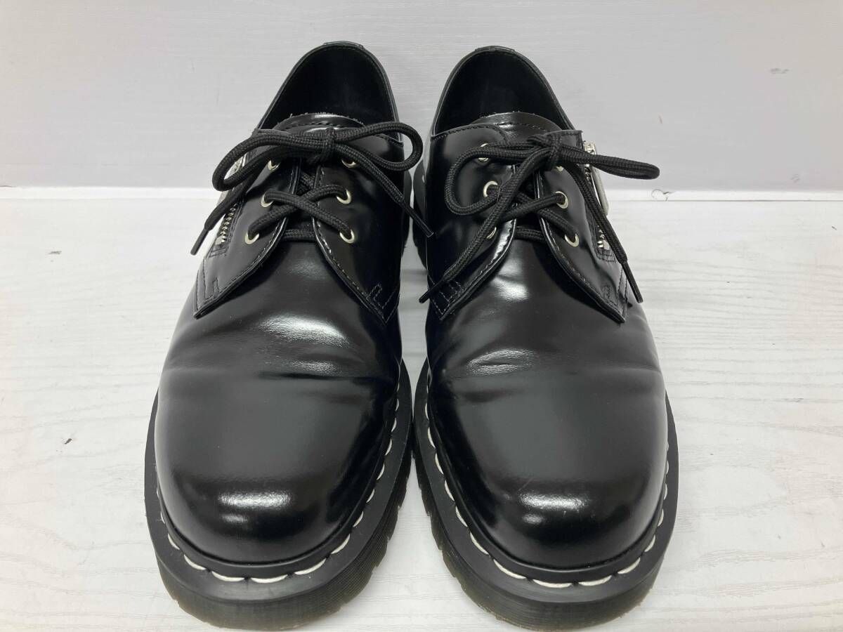 Dr Martens ドクターマーチン 1461 ジップ ベックス ホワイトステッチ 3ホール シューズ レザー 黒 ブラック サイズUK 10 通年