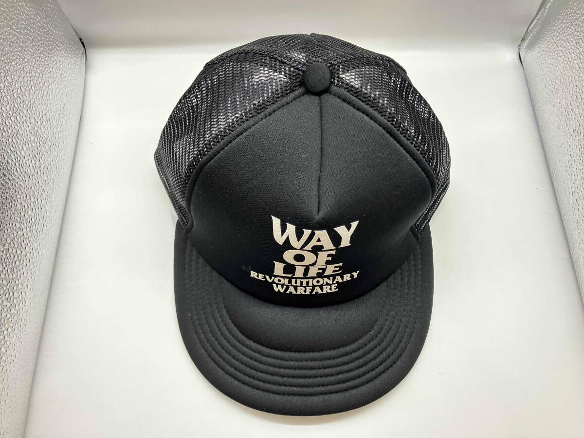RATS ラッツ キャップ 25SS PATS MESH CAP WAY OF LIFE ブラック RATS
