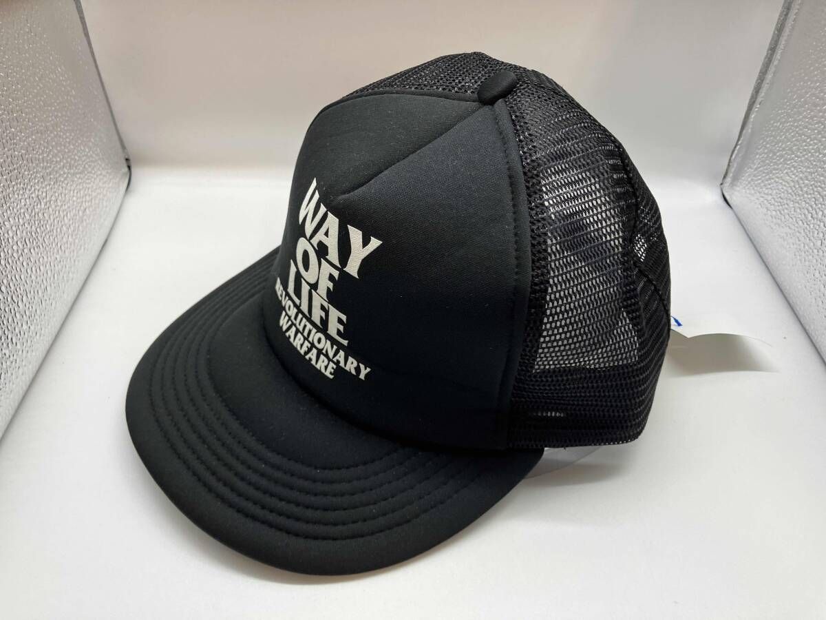 RATS ラッツ キャップ 25SS PATS MESH CAP WAY OF LIFE ブラック RATS