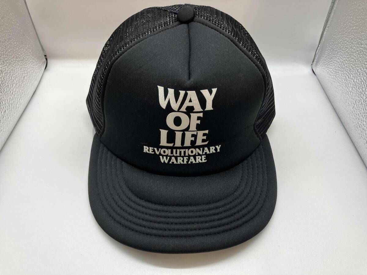 RATS ラッツ キャップ 25SS PATS MESH CAP WAY OF LIFE ブラック RATS