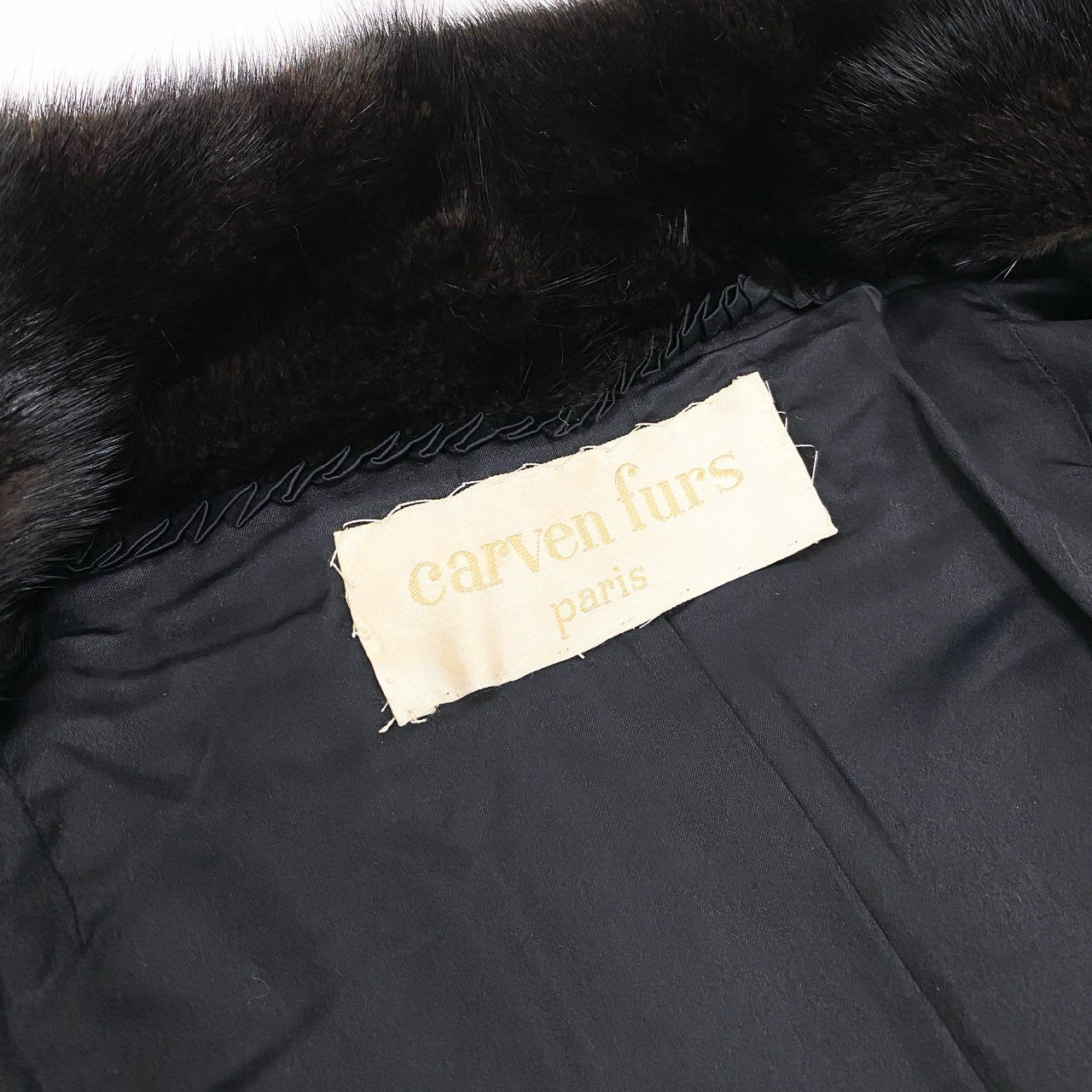 11k28 carven fur カルヴェン ファー マホガニーミンク ミンクコート