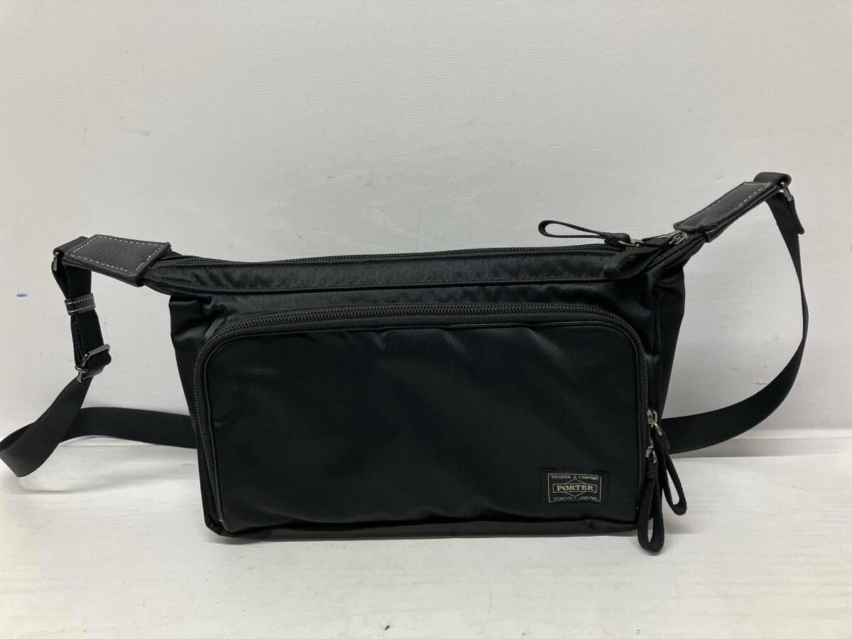 PORTER PLAN ポーター プラン ショルダーバッグ 728-08709 黒 ブラック BLK 通年