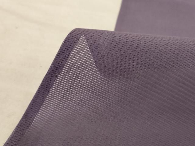  平和屋着物 夏物 色無地 絽 葡萄鼠色 正絹 jd 色無地 着物