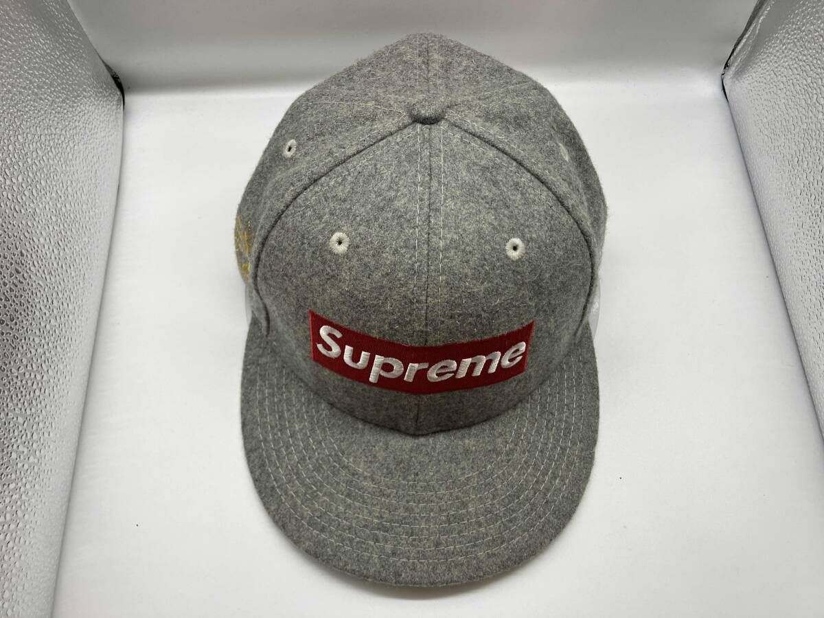 Supreme シュプリーム キャップ new era world famous グレー - メルカリ