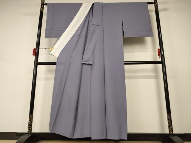 平和屋着物 夏物 色無地 絽 薄鼠色 正絹 jd