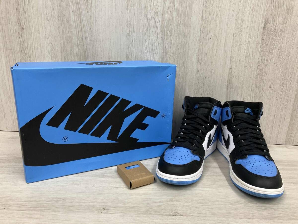 NIKE AIR JORDAN 1 RETRO HIGH OG スニーカー 27.5cm ブルー×ブラック 