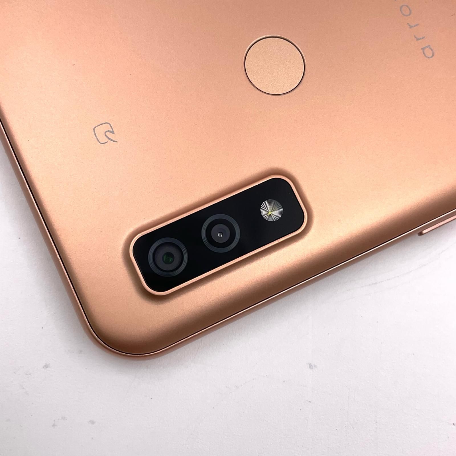 富士通 arrows We 64GB ローズゴールド au SIMフリー FCG01 白ロム 超