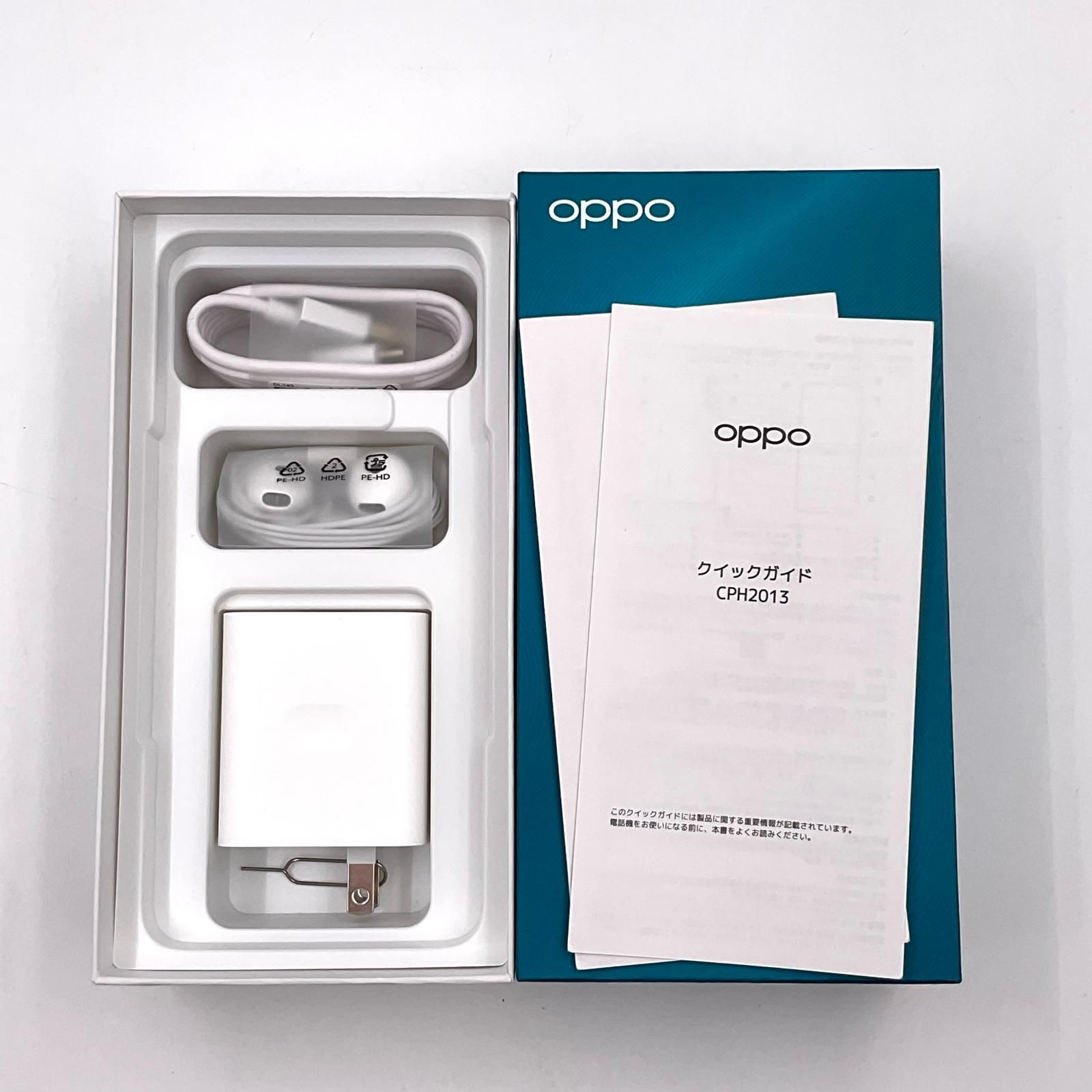 OPPO Reno 3A ホワイト SIMフリー 付属品完備 OPPO Reno 3A 128GB ブラック SIMフリー CPH2013 白ロム 動作確認済
