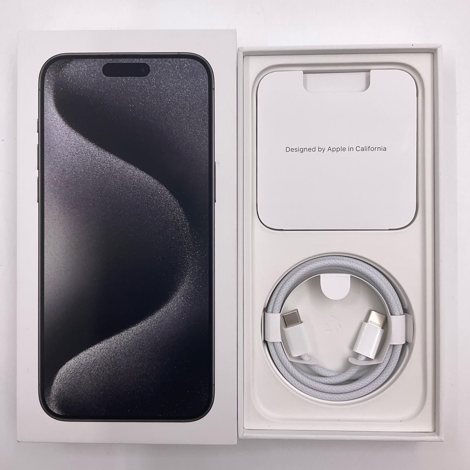 iPhone 15 Pro Max 512GB ブラックチタニウム SIMフリー 白ロム 美品