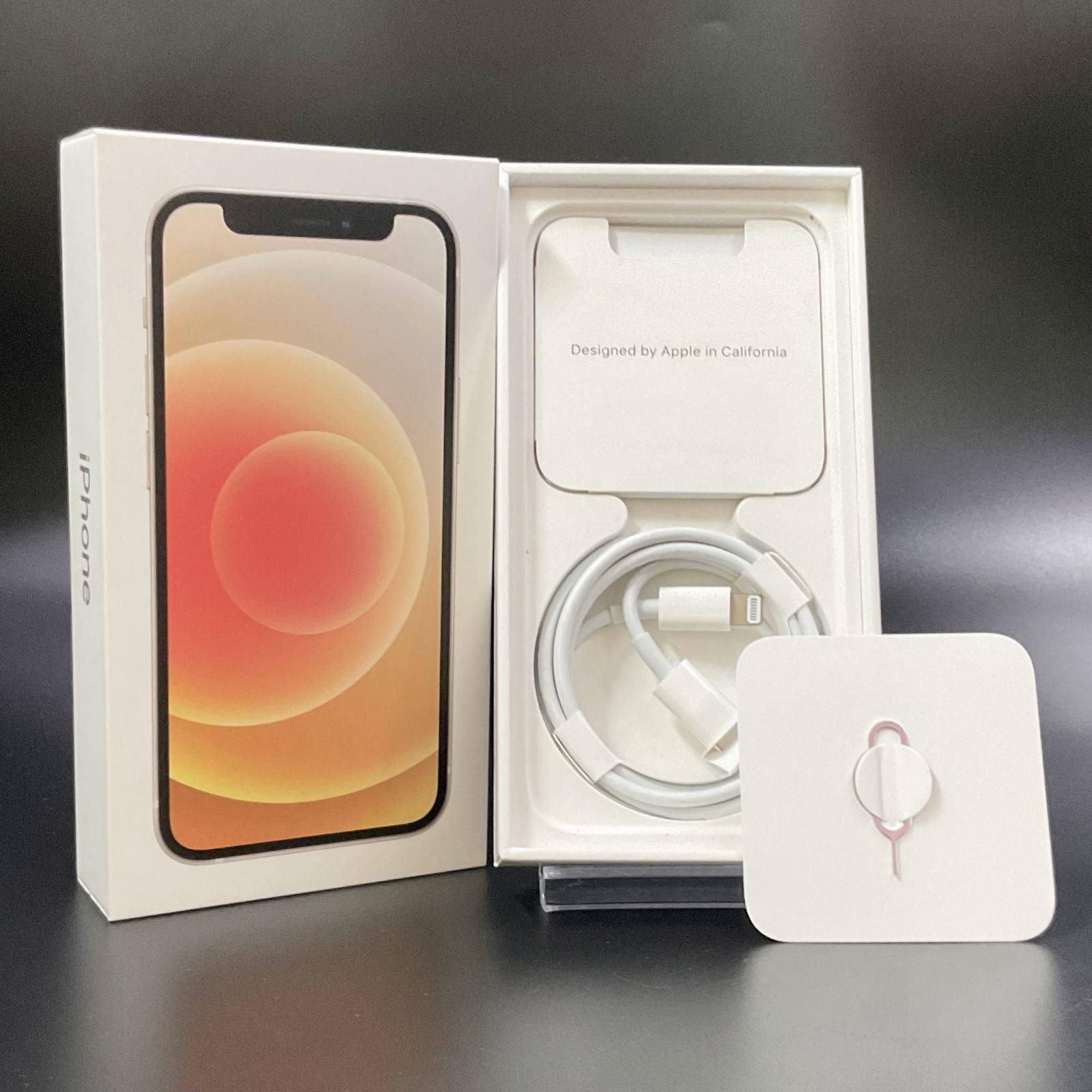 iPhone 12 mini 64GB ホワイト SIMフリー 白ロム 動作確認済 81%【全額