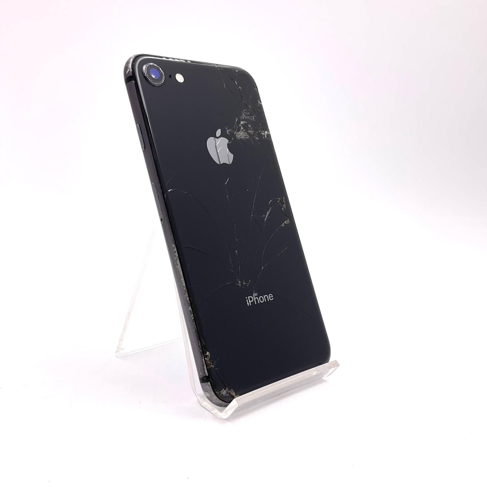 iPhone 8 64GB スペースグレイ au 白ロム 72%【最速発送】【難有
