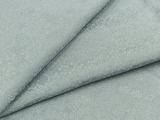 平和屋着物 色無地 単衣 花尽くし地紋 淡藤色 洗える着物 jh