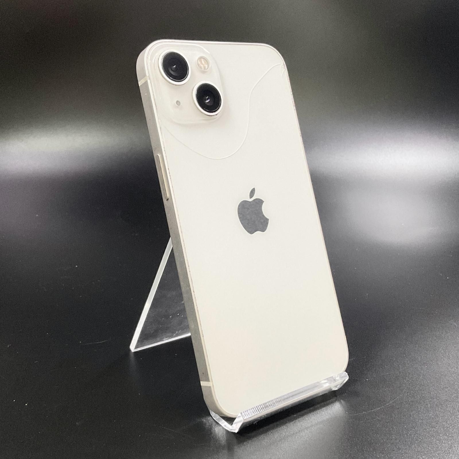 iPhone 13 128GB スターライト docomo SIMフリー 白ロム 85%【難有