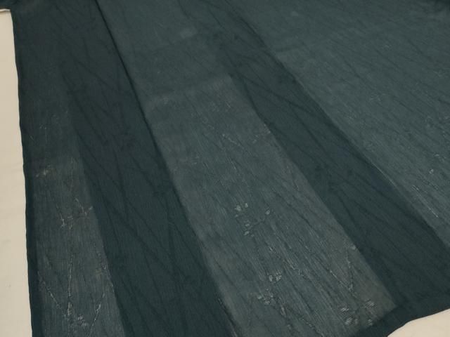 枝花紋紗 百入茶色