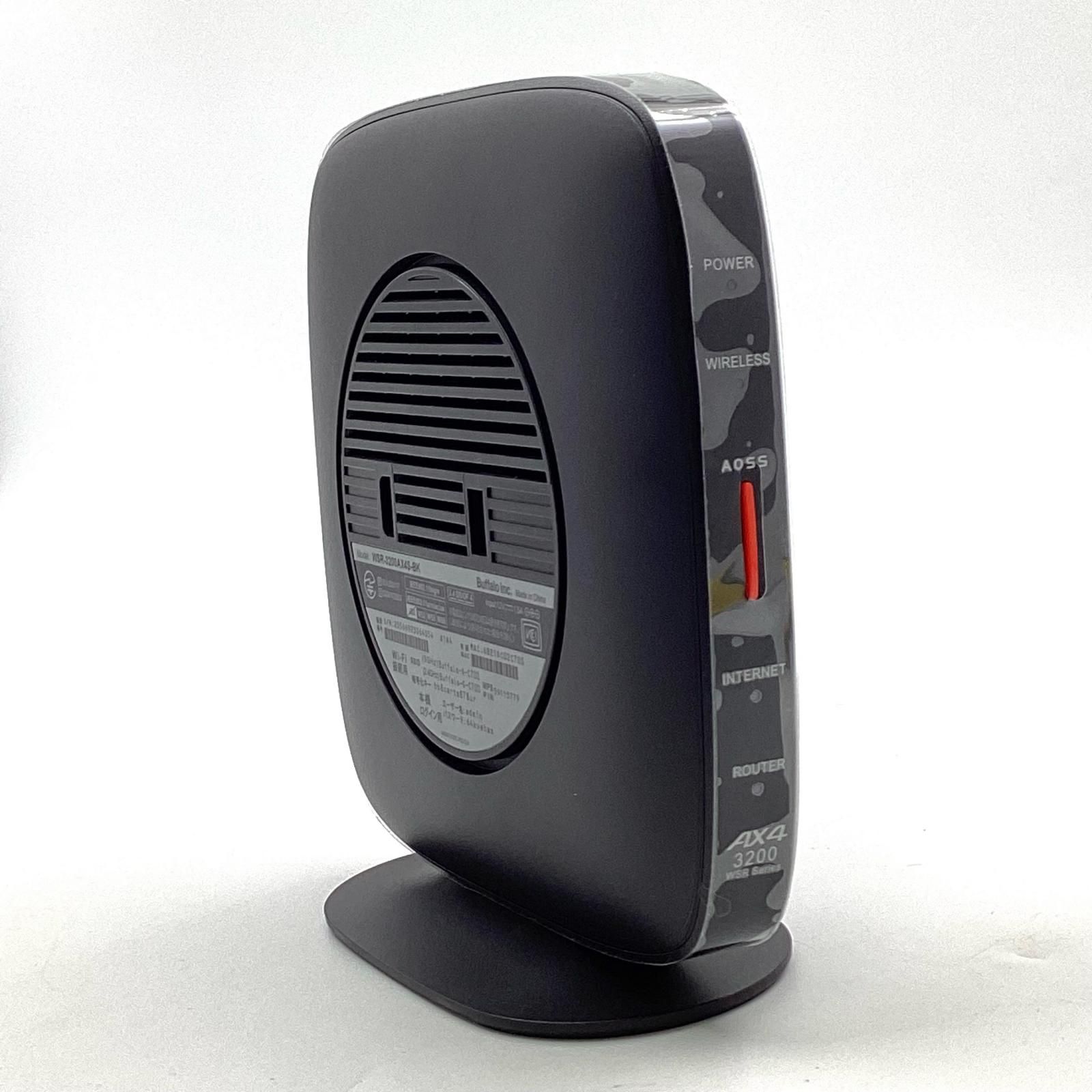 BUFFALO 無線LAN WSR-3200AX4S-BK 超美品 動作確認済【全額返金保証