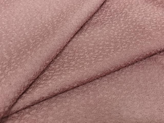 平和屋着物▽上質な色無地 単衣 桃花色 正絹 jh