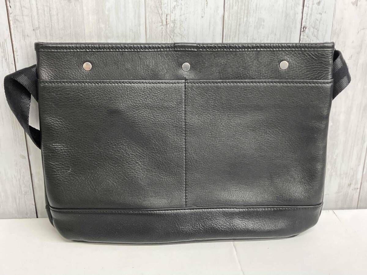 PORTER ショルダーバッグ ポーター レザー ブラック