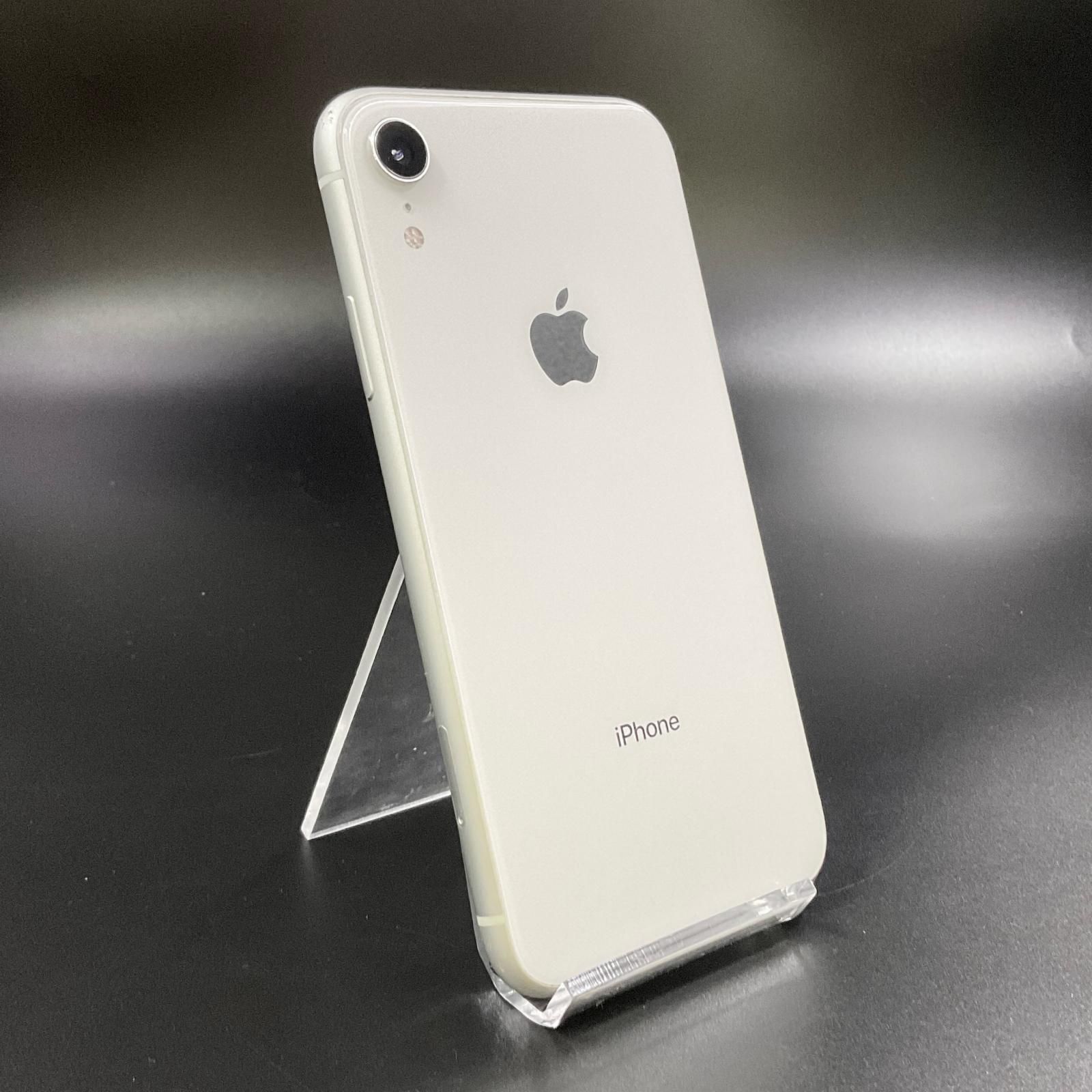 iPhone XR 128GB 販売済み ホワイト SIMフリー 白ロム 動作確認