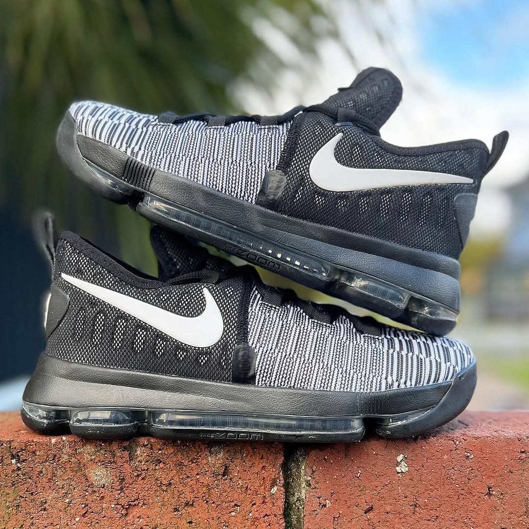 NIKE ZOOM KD 9 GS OREO ナイキ ズーム ミニバス キッズ 女性 BOY S black white 855908 010