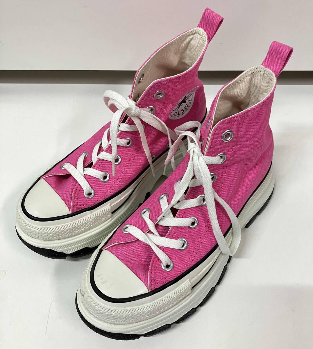 コンバース ALL STAR オールスター スニーカー 23.5 cm ショッキングピンク インドネシア製