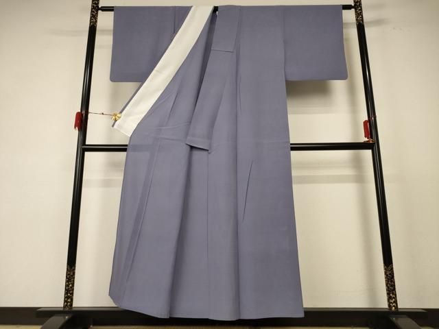 平和屋着物 夏物 色無地 絽 藤色 正絹 jd