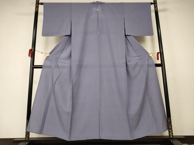 平和屋着物＊夏物 色無地 絽 藤色 正絹 jd