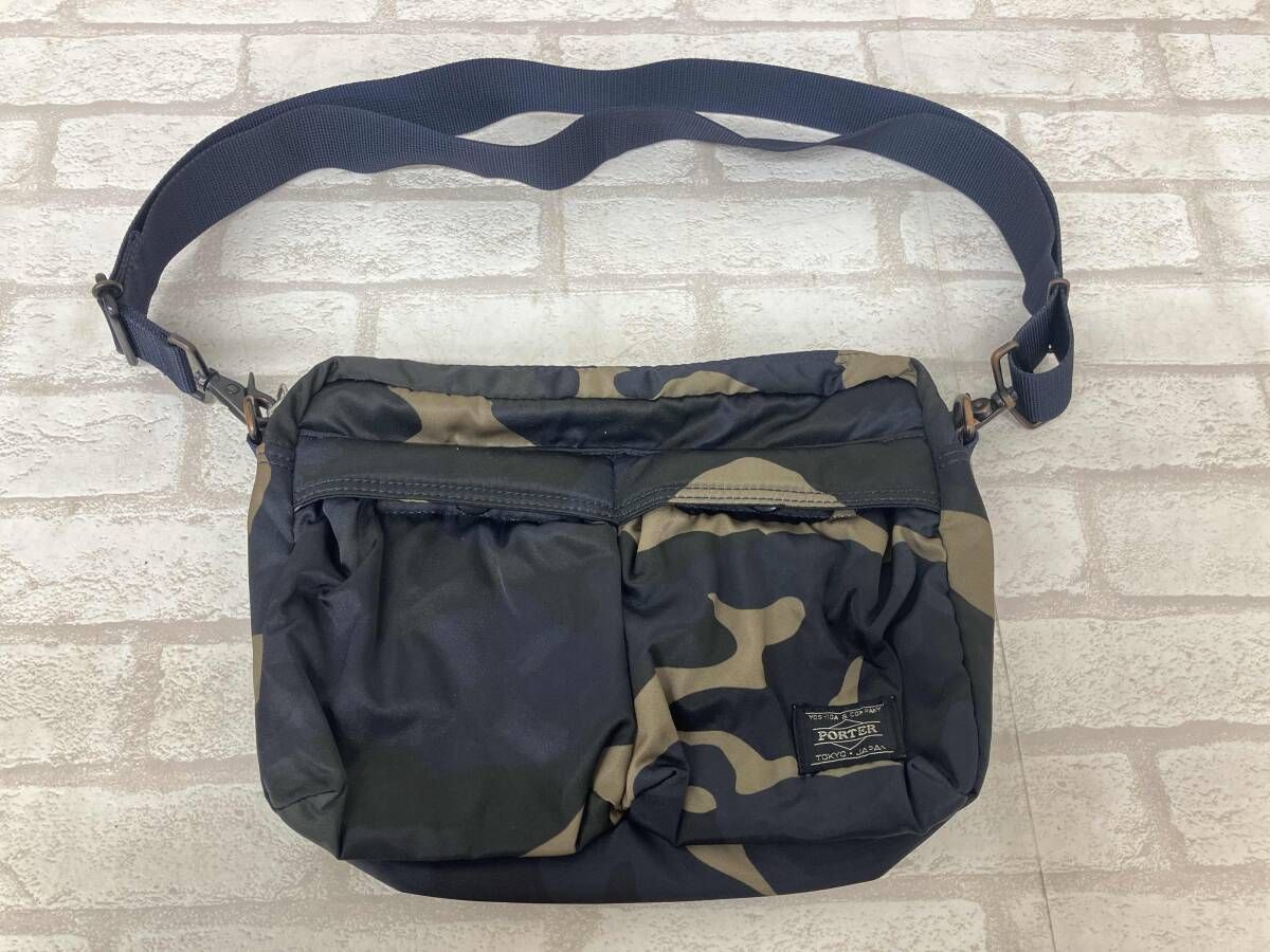PORTER TANKER COUNTER SHADE ポーター タンカー メンズ 迷彩 ナイロン ショルダーバッグ