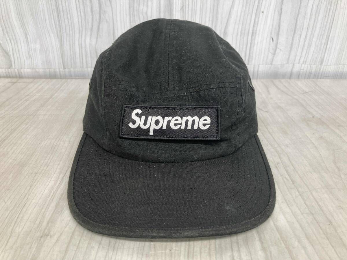 Supreme 24 SS Military Camp Cap シュプリーム ミリタリー キャンプ キャップ 帽子 ブラック メンズ サイズ調整