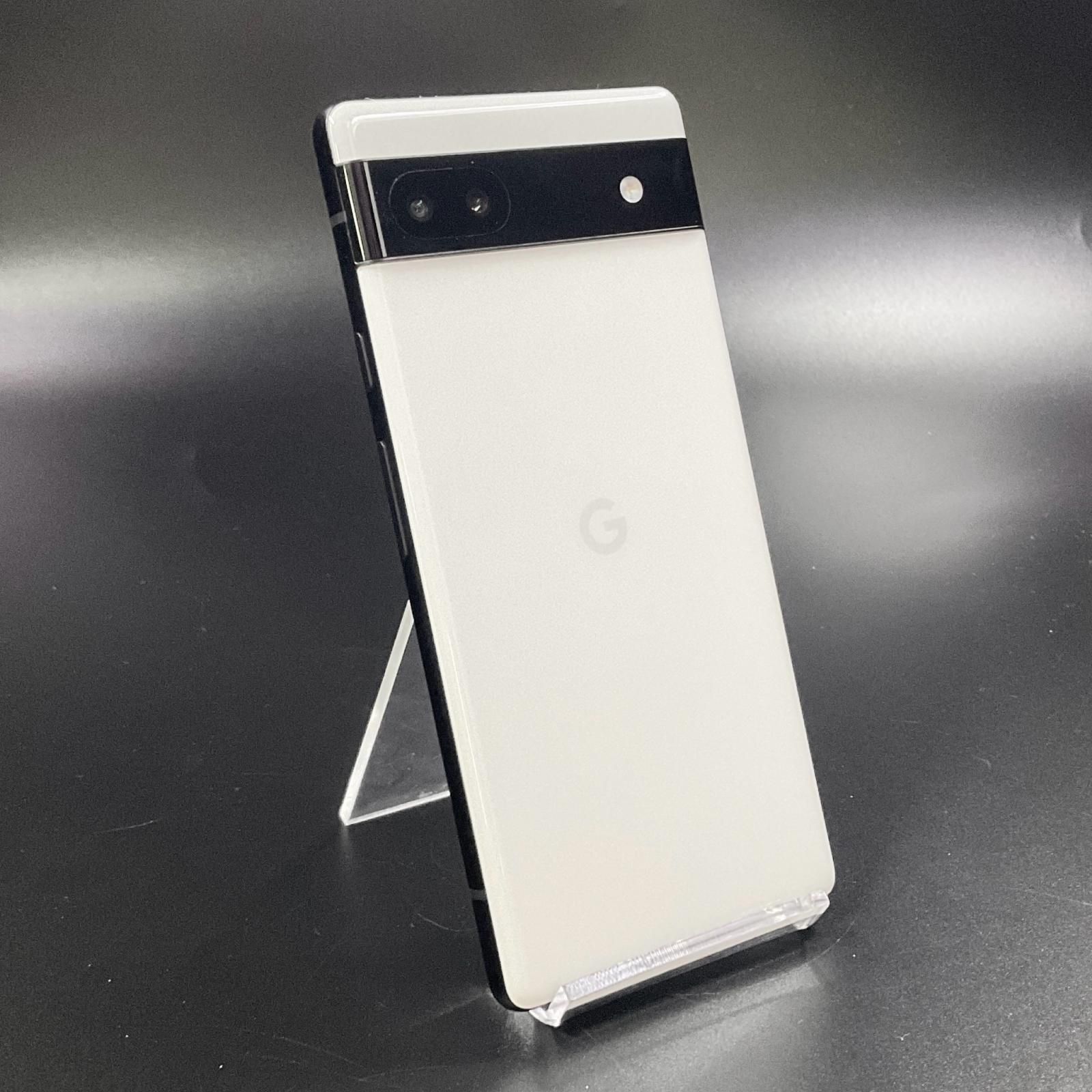 全額返金保証】【最速発送】Google Pixel 6a 128GB Chalk au GB17L 白