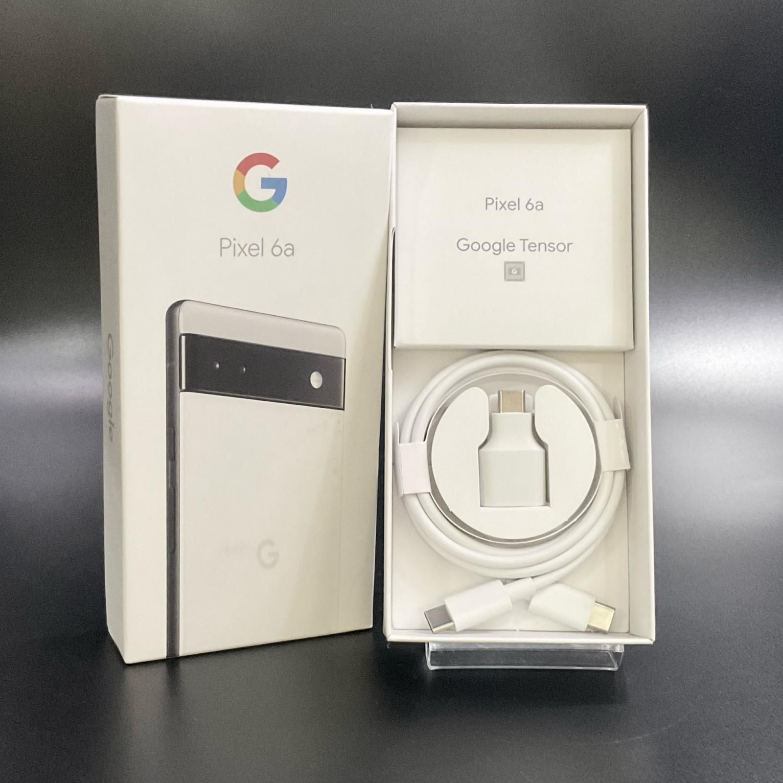 全額返金保証】【最速発送】Google Pixel 6a 128GB Chalk au GB17L 白