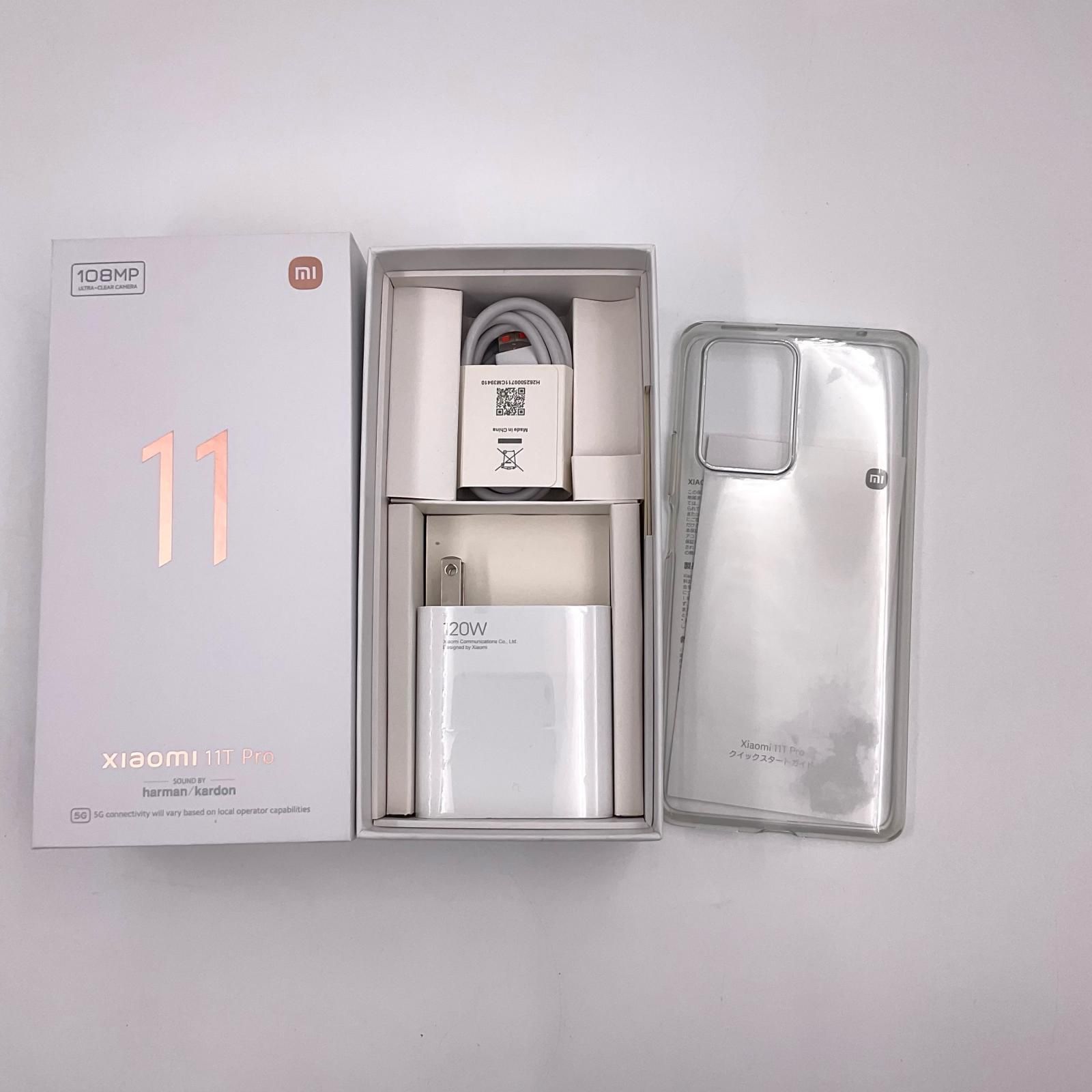 全額返金保証】【最速発送】Xiaomi Xiaomi 11T Pro 128GB メテオライト