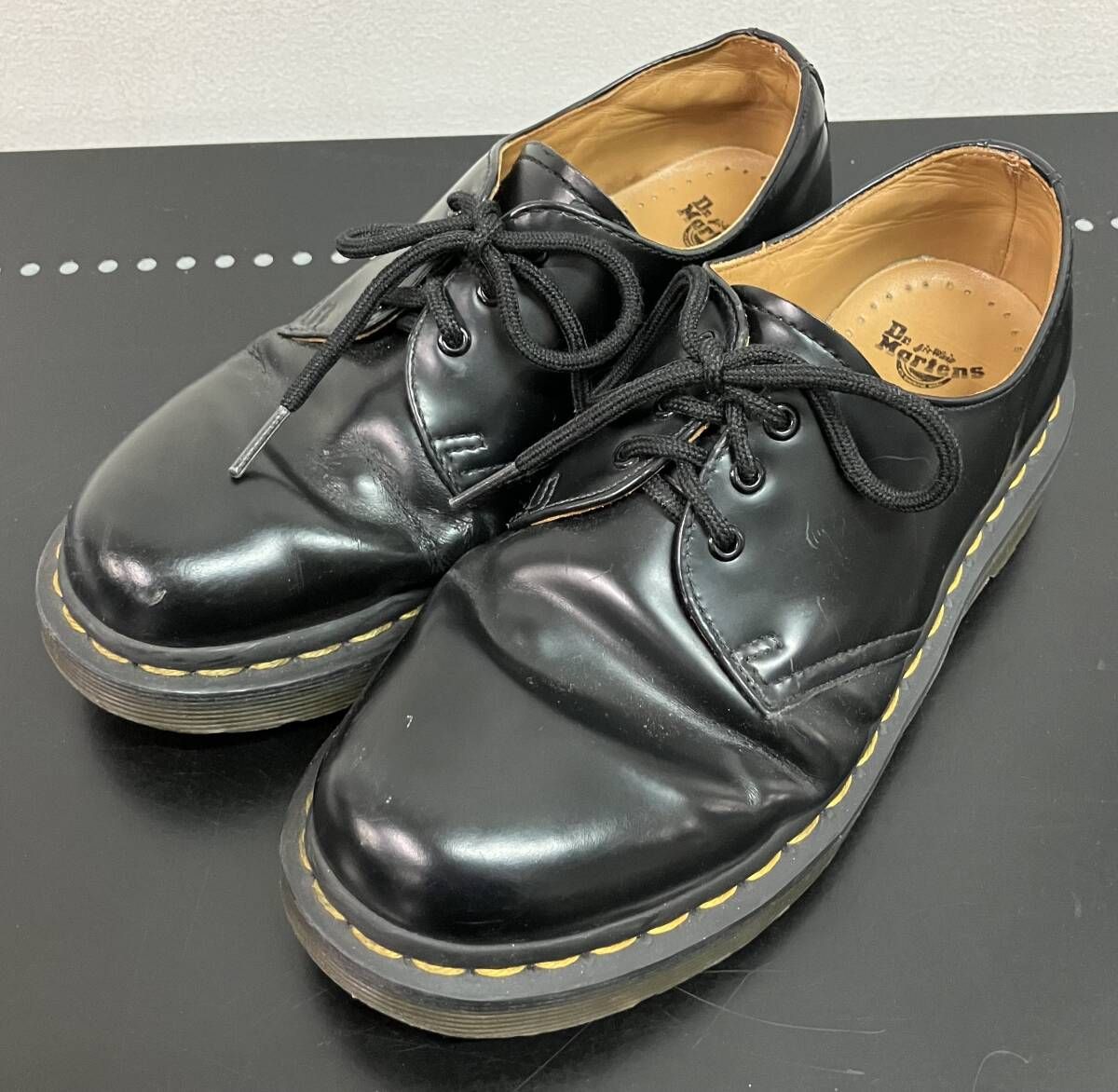 Dr.Martens ドクターマーチン デッキシューズ 1461 3ホール ブラック レザー サイズ23cm タイ製