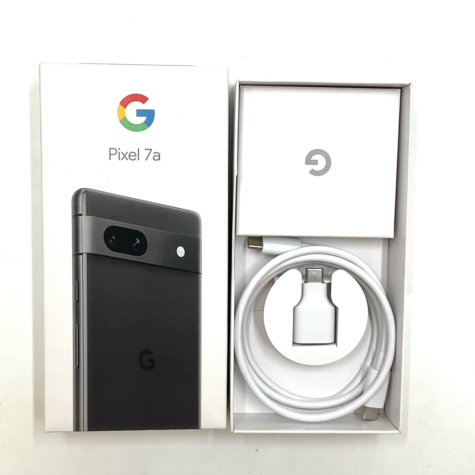 Google Pixel 7a 128GB Charcoal au G82U8 白ロム 動作確認済【全額
