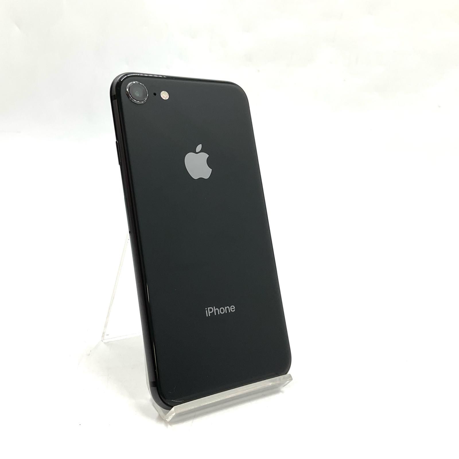 iPhone 8 スペースグレイ Docomo 64GB 100% iPhone 8 64GB スペースグレイ docomo 白ロム 動作確認済 78%【全額