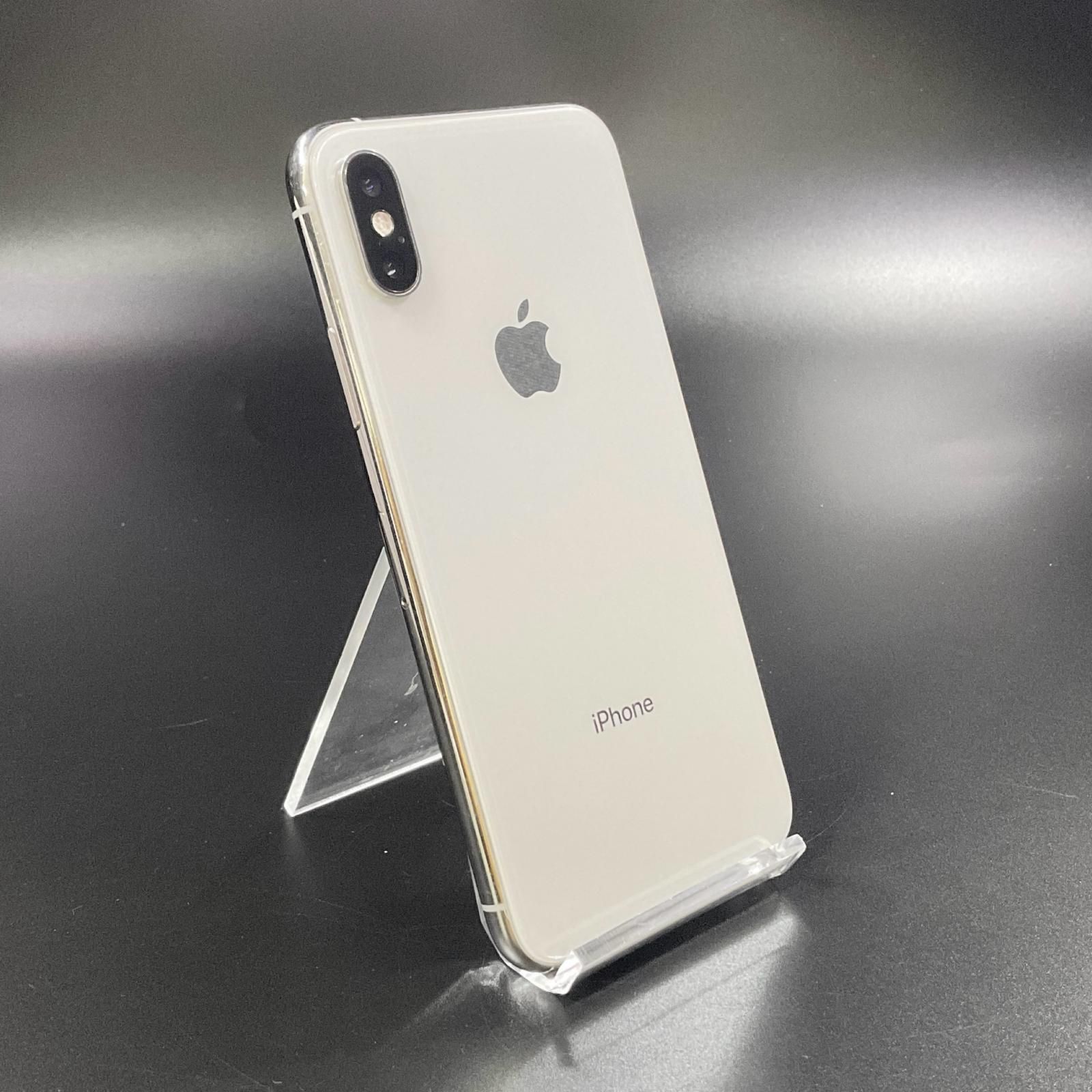 iPhone XS 64GB シルバー au SIMフリー 白ロム 動作確認済 100 iPhone XS 64GB シルバー au SIMフリー 白ロム 動作確認済 100
