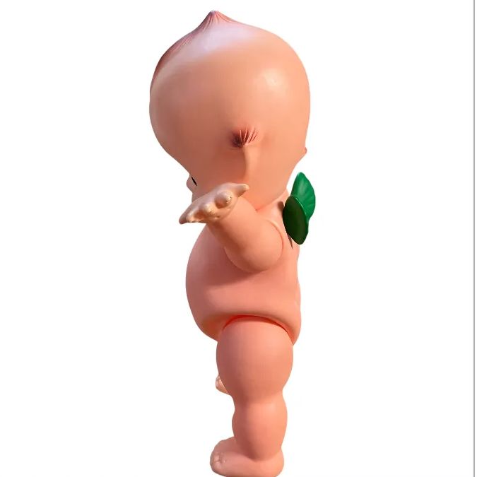 キューピー人形 特大 レトロ 特大 キューピー 人形その2 天使の羽付き 緑の羽 高さ約57cm