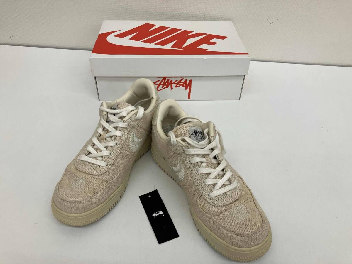 NIKE ナイキ STUSSY スニーカー CZ 9084-200 25 cm フォッシルストーン セイル オフホワイト