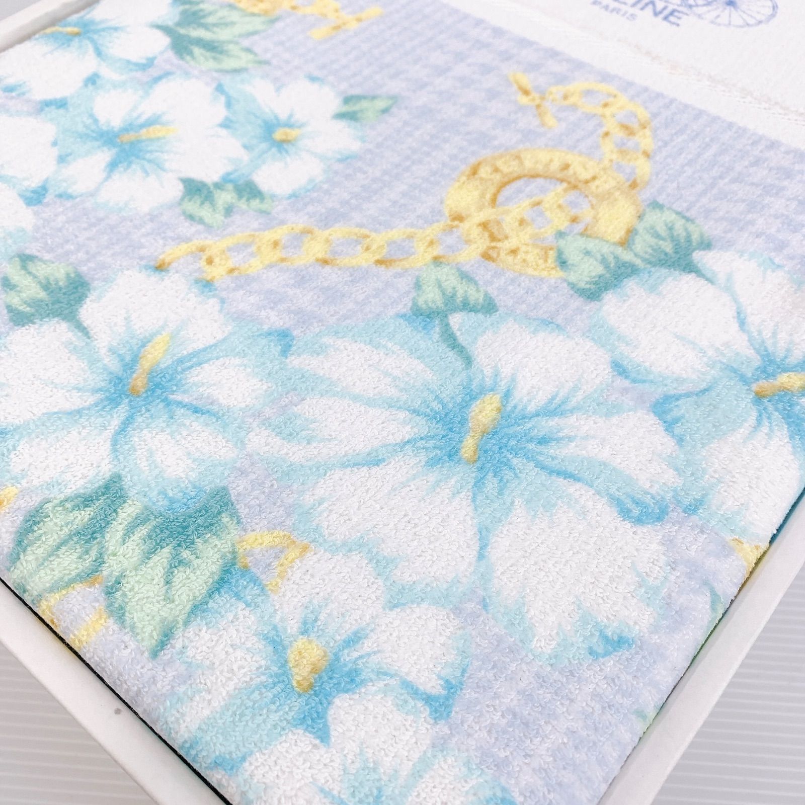 セリーヌ タオルケット 柄物 未使用】セリーヌ CELINE タオルケット