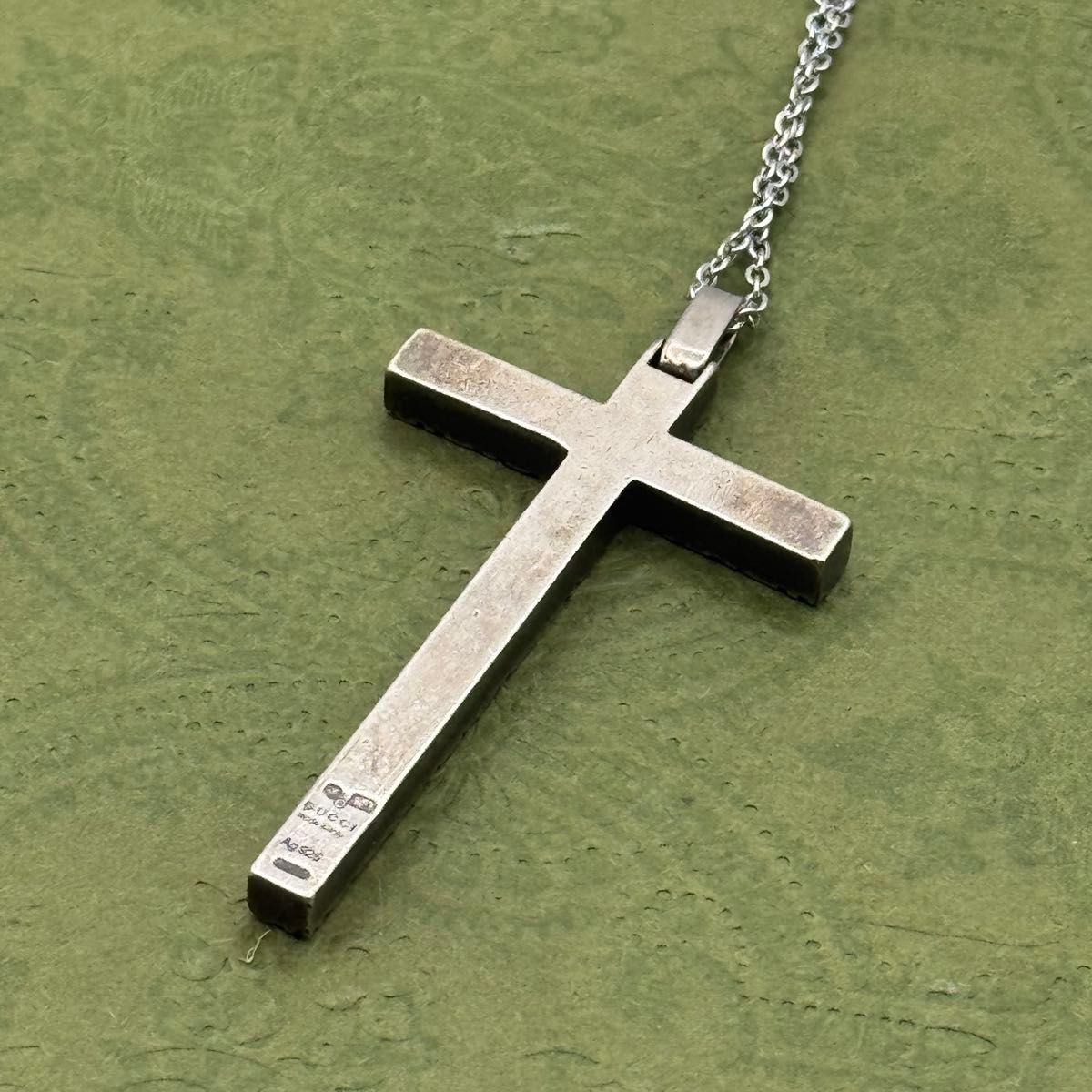 GUCCI 十字架 クロス ロング ネックレス 116850 - メルカリ