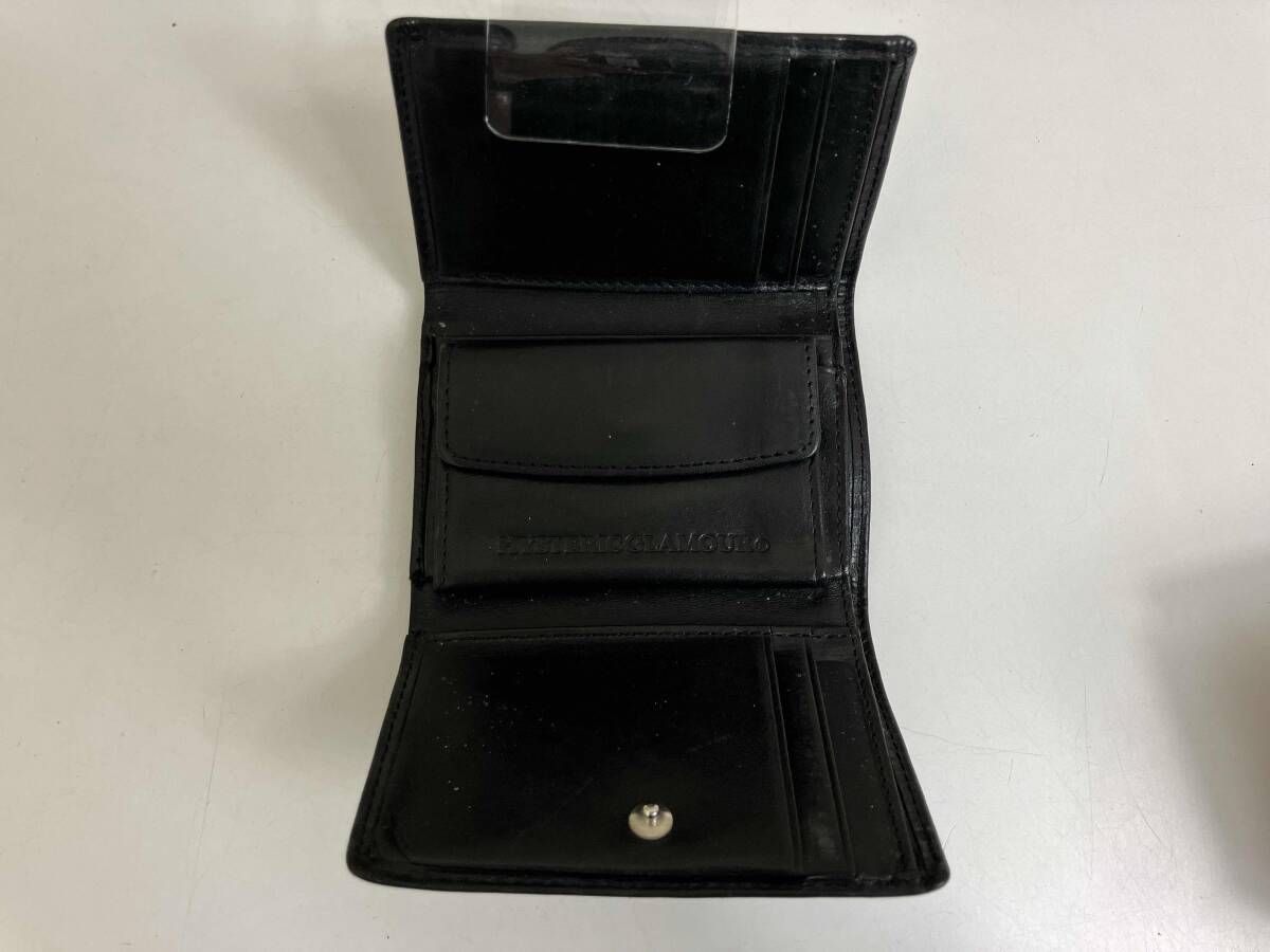 HYSTERIC GLAMOUR 三つ折り財布 スタッズミニウォレット ブラック ロゴ